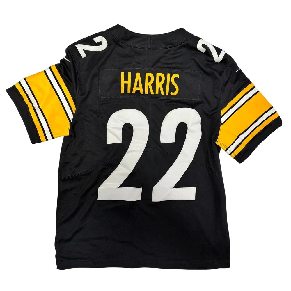 Nike Pittsburgh Steelers Najee Harris 22 Jersey Mens Large Black NFL